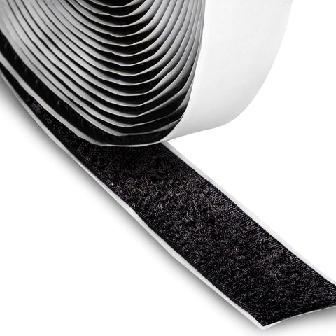 Klettband selbstklebend - 20mm breit - auf 5m Rollen