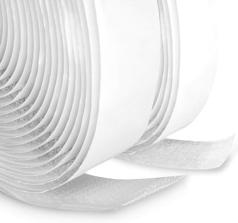 Klettband selbstklebend - 20mm breit - auf 5m Rollen